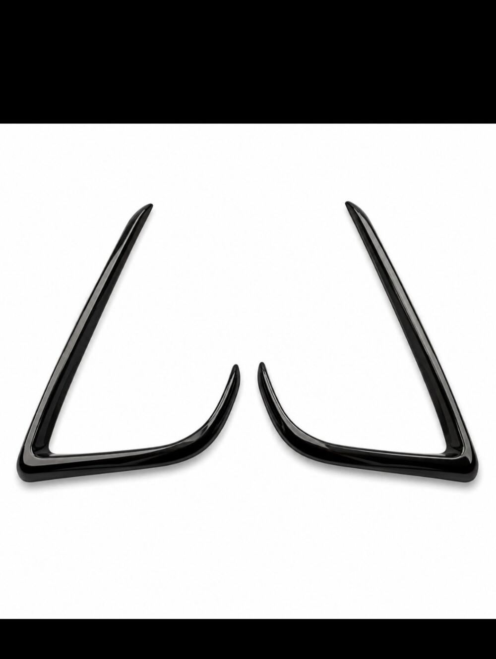 Wocch Tesla Model Y Gloss Black Fog Light Trim Covers 2PC